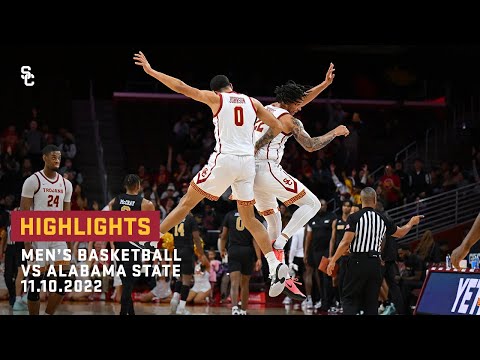 Men's Basketball - USC 96, Alabama State 58: Highlights (11/10/22)