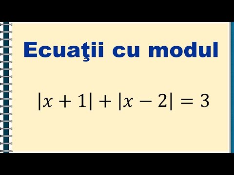 IX. Equations with modulus | Matera.ro