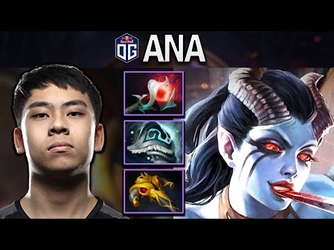 OG.ANA QUEEN OF PAIN MALEVOLENCE & SHIVA'S - DOTA 2 7.27 GAMEPLAY