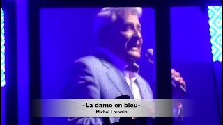 Michel Louvain sur la scène Hydro-Québec au FEQ, le 12 juillet 2017-La dame en bleu-