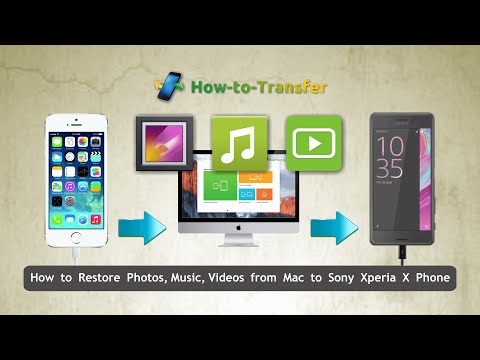 How to Restore Photos,Music,Videos from Mac to Sony Xperia X Phone Easily
