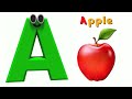 ABC Phonic Song - Toddler Learning Video Songs, A for Apple, Nursery Rhymes, Alphabet Song for kids