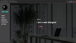 Simple HTML CSS Portfolio Website for Beginners