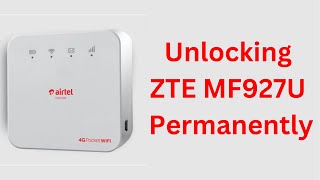 How to Permanently unlock MF927U Airtel MIFI on Windows 10 & 11