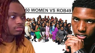 HE GOT 50 OF EM!!! AlmightyTay Reacts to 50 WOMEN VS 1 RAPPER: ROB 49