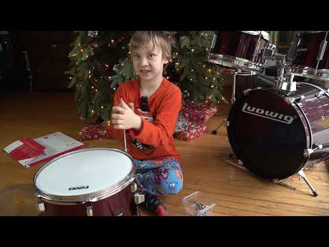 Auswechseln eines kaputten Trommelfells am Standtom meines Ludwig-Schlagzeugs