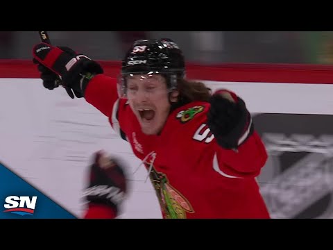 Blackhawks' Tyler Bertuzzi Caps Hat Trick With OT Winner vs. Golden Knights