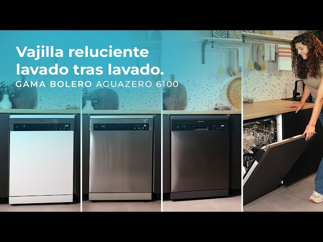 Lavavajilhas Cecotec Bolero Aguazero 6100 E 13 Conjuntos Classe E Dry+ Painel Touch video