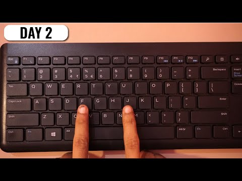 English Typing Course- DAY 2 | Free Typing Lessons | Touch Typing Course | Tech Avi