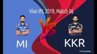 Mumbai vs Kolkata Live match | IPL Live | Ipl 2019 | Live score |