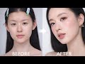 Korean Makeup Tutorial Clean Skin Blush Glow Natural Lips