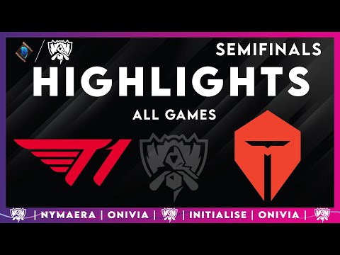 T1 vs TES Highlights ALL GAMES | Worlds 2025 Semifinals | T1 vs ⁠Top Esports by Onivia