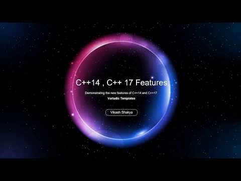 C++14, C++ 17 Variadic template