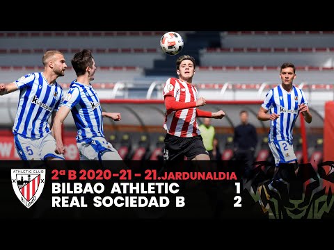 Imagen de portada del video ⚽ Resumen I J21 2ªDiv B I Bilbao Athletic 1-2 Real Sociead B I Laburpena