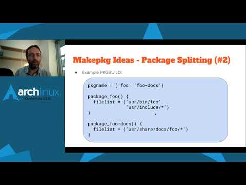 Arch Conf 2020 - What is next for Pacman? (Ideas that may never eventuate)