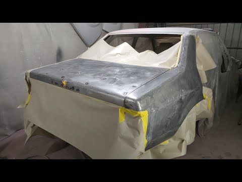 Spraying Epoxy Primer & Applying Fiberglass Filler
