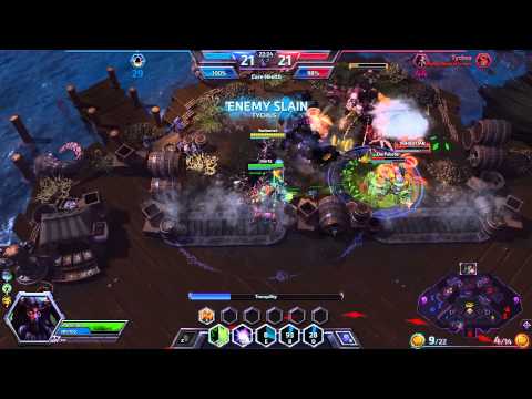DeadlyDag | Heroes of the Storm | 5 vs 2 | Malfurion & Zagara | 60fps