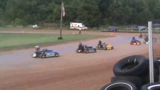 preview picture of video 'Slippery Rock Raceway - Clone 350 feature - 7-29-12'