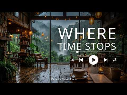 Thumbnail for Lost in a Rainy Rainforest Cafe 🌧 Soft Jazz Piano Sessions by Jazz piano
