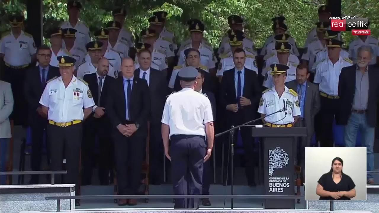 Kicillof encabezó el acto de egreso de cadetes de la Policía Bonaerense