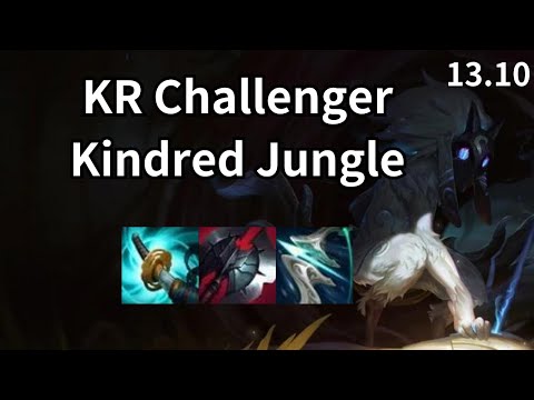 KR Challenger Kindred Jungle vs Gragas - KR Ranked Patch 13.10