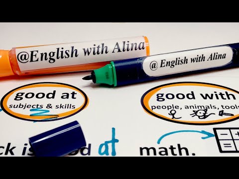 GOOD AT vs GOOD WITH — Learn the Difference! | English With Alina