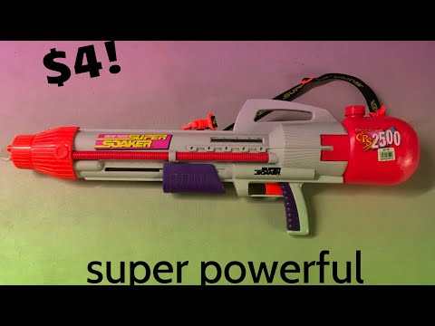 $150 Water gun for $4?  1997 CPS 2500 Super Soaker Review and Test