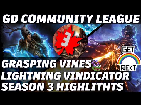 Grim Dawn Season 3 - Electrocute Grasping Vines Vindicator League Starter, Highlights [HC]