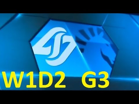 CLG vs TL Game 3 Highlights - 2017 NALCS SPRING SPLIT - WEEK 1 DAY 2
