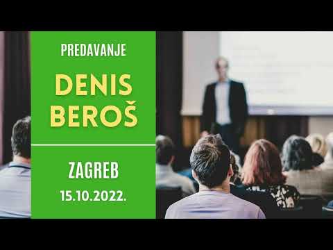 15.10.2022. - Denis Beroš - predavanje, Zagreb