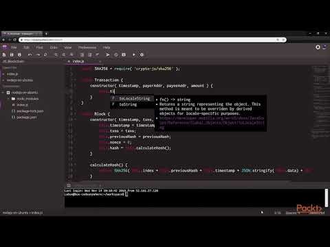 Learn Java Script Build Your Own Blockchain The Course Overview | packtpub com