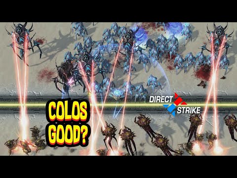 Can Zerg win vs Colossus? StarCraft 2: Direct Strike