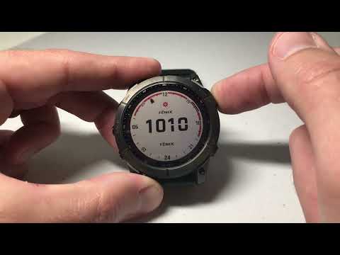 Garmin Fenix 7X: Adjust background color of watchface