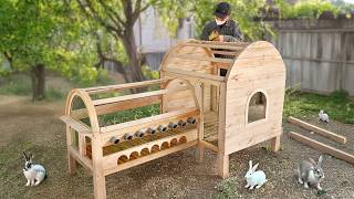 Save money with rabbit cage out of wood | Woodworking project