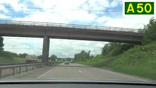 preview picture of video 'A50 - Uttoxeter to Sudbury - Rear View'