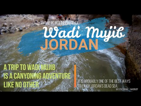 WADI MUJIB - JORDAN. Canyoning Adventure like no other