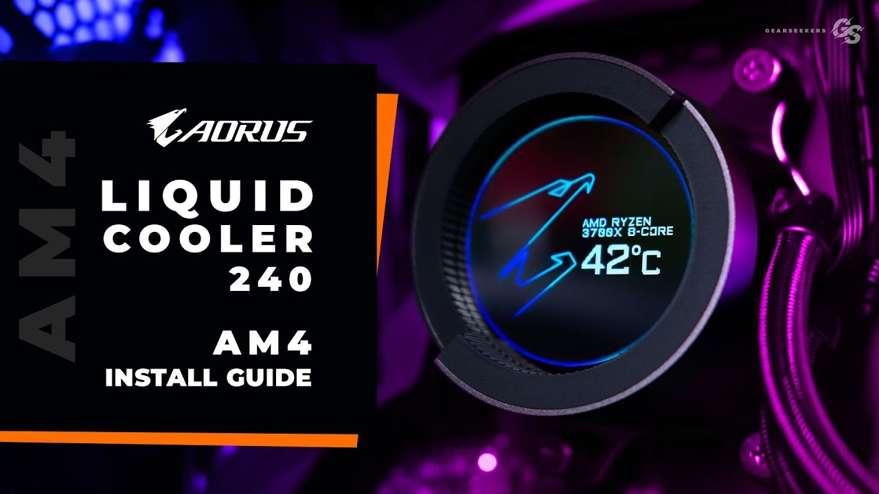 HOWTO AORUS Liquid Cooler 240 AMD AM4 & AM5  Install Guide