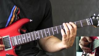 Death - Flattening Of Emotions - Metal Guitar Lesson (with TABS)