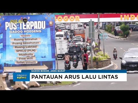 NTMC POLRI - PANTAUAN ARUS LALU LINTAS SIANG DI GADOG BOGOR, JAWA BARAT