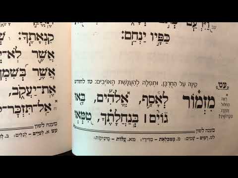 תהלים פרק עט Tehillim perek 79 Psalm 79