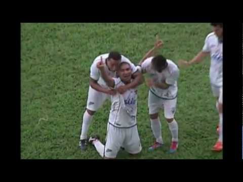 Democrata Vs Tupi - 8/abril/2012 - desborde, enganche y pase de Luis Oyarbide y gol de Leandro Bocao
