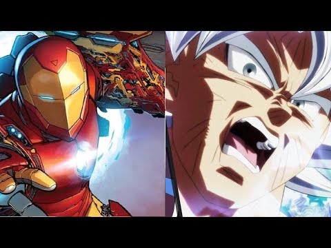 DBZMacky Goku vs Iron Man Power Levels (Dragon Ball Super vs Marvel)