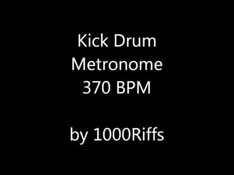 Kick Drum Metronome 370 BPM