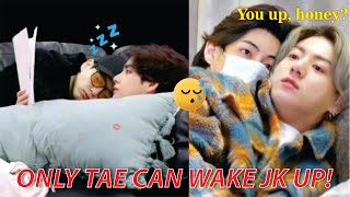 Download lagu No One Can Wake Jungkook… Except Taehyung 😍 mp3