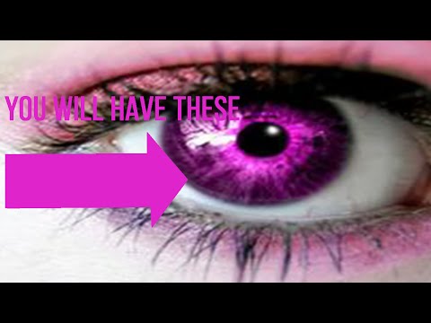 Get Beautiful Pink Eyes (Iris) After Watching This Video For A Month!(Not The Infection)