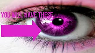 Get Beautiful Pink Eyes (Iris) After Watching This Video For A Month!(Not The Infection)
