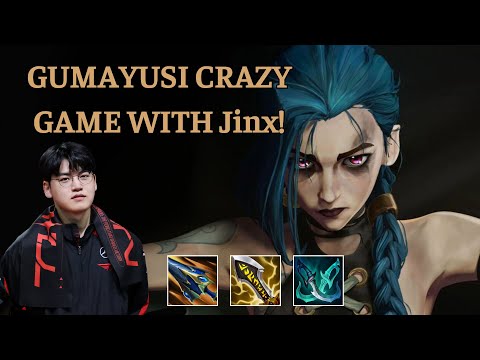 GUMAYUSI IS A MONSTER WITH JINX!   T1 Gumayusi Plays Jinx ADC vs Ezreal!   Season 2025