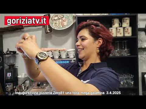 Inaugurazione pizzeria Zero81 una folla mega galattica  3.4.2025