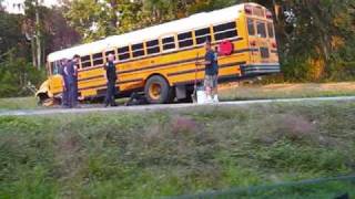 preview picture of video 'Head on School Bus Crash Cortez Blvd Hernando County Florida'