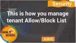 Microsoft Security portal Tenant Allow/Block List